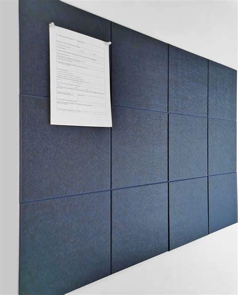 DECORITA Blue Felt Bulletin Board 47"x35" | Large Cork Bulletin Board ...