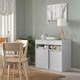 SPIKSMED sideboard, light grey, 97x40x79 cm (381/4x153/4x311/4") - IKEA