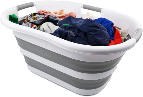 SAMMART 40L Collapsible Plastic Laundry Basket - | Ubuy India