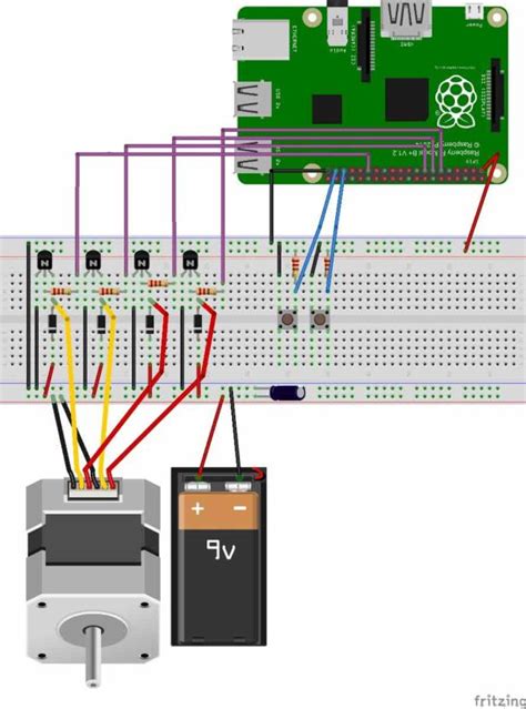 Control Stepper Motor with Raspberry Pi 的图像结果