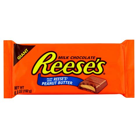 Reese's Giant Chocolate Peanut Butter Bar 192g | Single Chocolate Bars ...