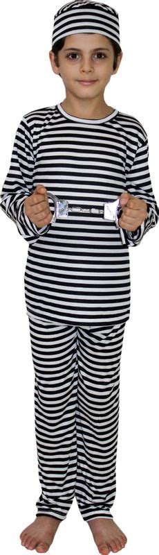 Buy Kaku Fancy Dresses Prisoner Costume For Kids School Annual function ...
