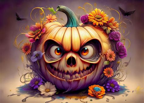 Halloween Pompkin Painting Art Free Stock Photo - Public Domain Pictures