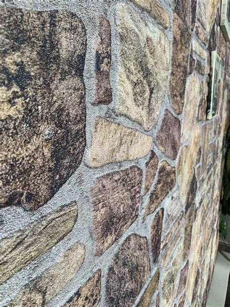 Buy Dundee Deco 3D Wall Panels - Cladding Shades of Brown Grey Stone ...