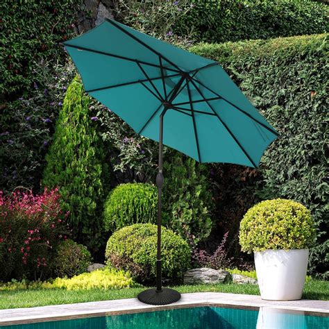 Buy Abba Patio 9ft Patio Market Outdoor Table Umbrella with Auto Tilt ...