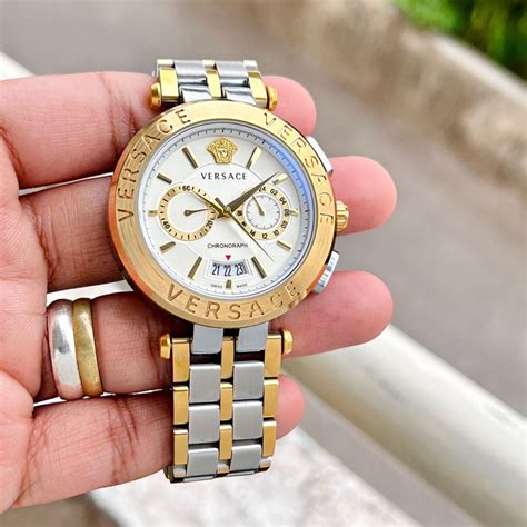Versace Aion Chronograph Gold – Fashionwheel