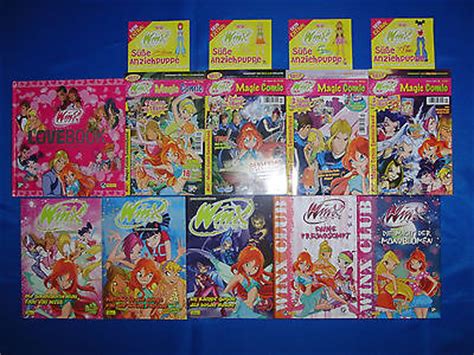 comicsvalue.com - Winx Club Comic Bücher 1-3, Magic Comic 1/08-1/09 ...