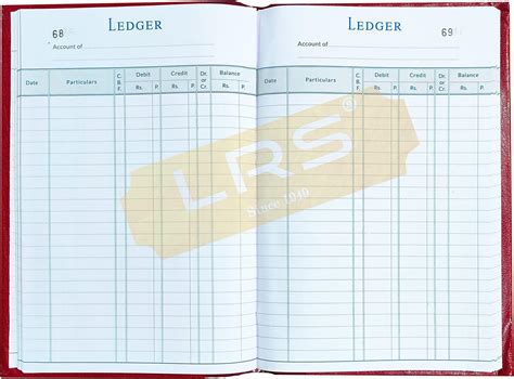 LRS Ledger SMALL Size - Copy Size - 22x15 CM (200 Pages) : Amazon.in ...