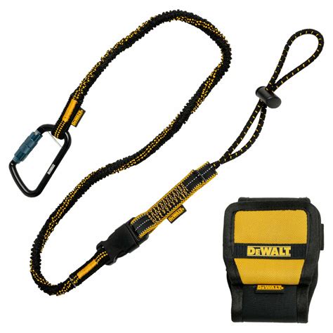 DEWALT, Elastic Tether, Carabiner/Corded Strap Attachment, Quick ...
