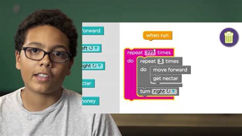 Image result for Code.org Lessom 14 Loops with Bee