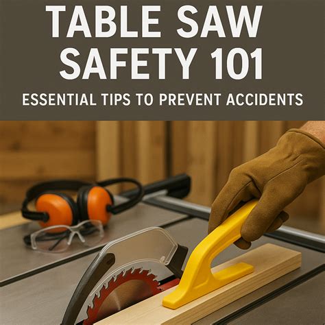 Table Saw 101: Basic Operations and Safety for Beginners - TableSawGuide