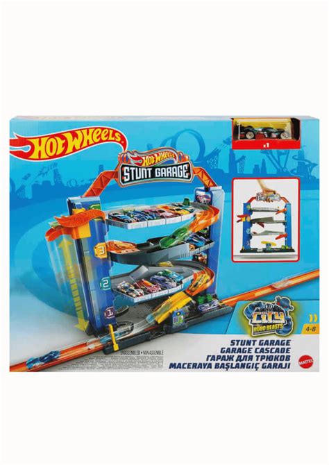 Hot Wheels Stunt Garage-parkkitalo - Muovi ja Lelu