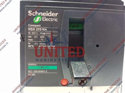 SCHNEIDER ELECTRIC LV431629 COMPACT NSX 250-NA SWITCH DISCONNECTOR 3 ...