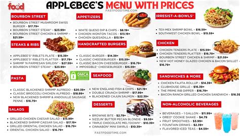 Applebee's Menu With Prices | Order Online Delivery