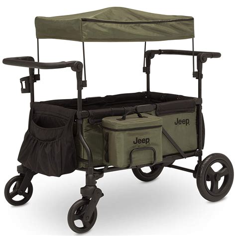 Jeep Deluxe Wrangler Wagon Stroller with Cooler Bag and Parent ...