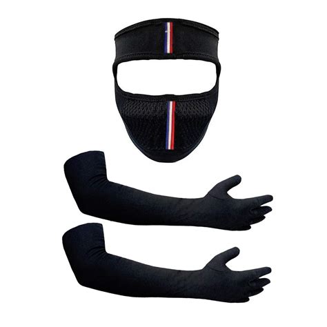 Navkar Crafts ninja full bike riding face mask with 1 free black 24 ...