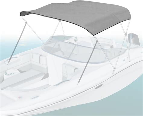 Seal Skin Covers 3 Bow Bimini Top Replacement Cover, 600D Waterproof ...