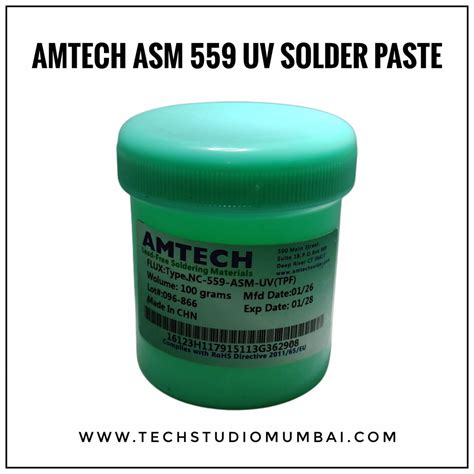 Amtech NC 559 ASM UV Lead free Solder flux for BGA Soldering – Tech Studio