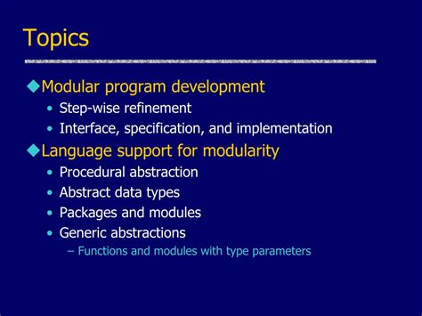 Modularity Object-Oriented Programming 的图像结果