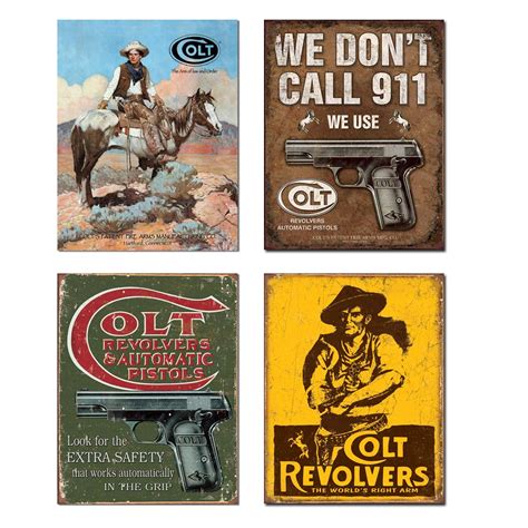 Buy Bundle: Colt Signs - Colt Tex and Patches, Colt We Don't Dial 911 ...