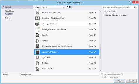 Image result for C# Connect to SQL Database and Display Table in Visual Studio