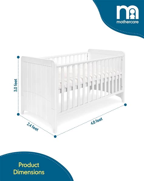 Buy Mothercare Camberley Baby Cot Bed White Online at Best Price ...