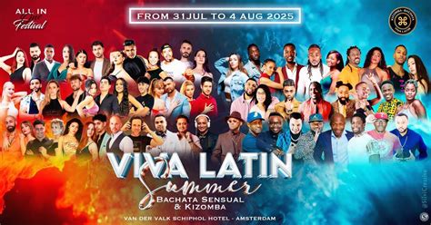 VIVA LATIN SUMMER 2025 - CODE: ROBINE, Van der Valk Hotel Schiphol A4 ...