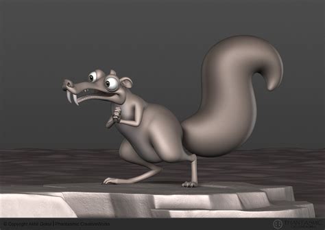 ArtStation - Scrat : Ice Age