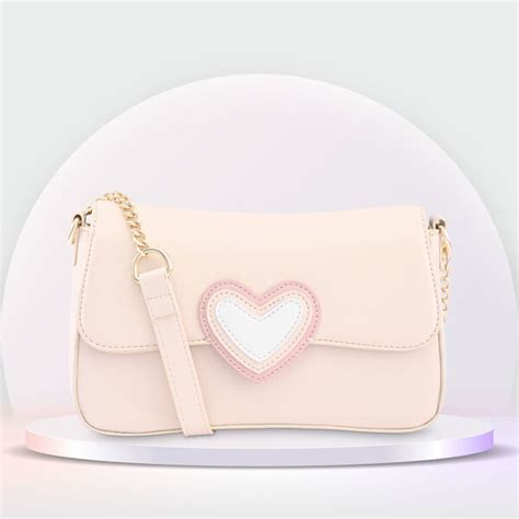 Buy Online Fastrack HeartPop Shoulder Bag, Made with High-Quality Faux ...