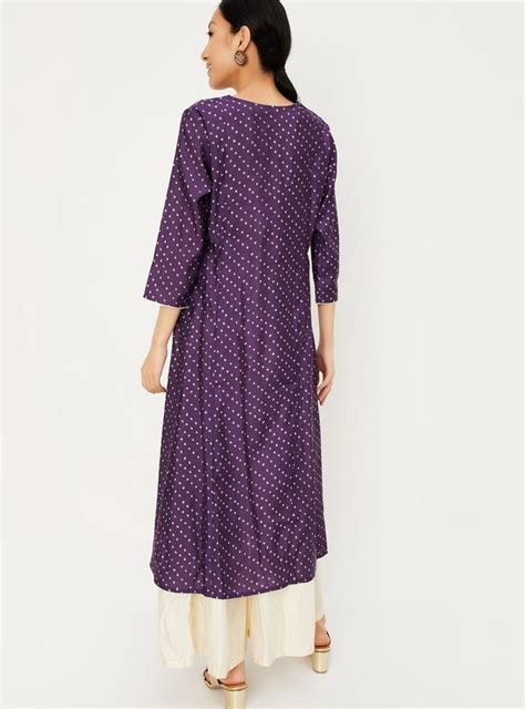 Buy Women Bandhani Print Kalidar Kurta Online at just Rs. 1299.0 ...