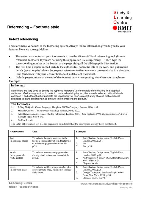 Image result for Footnote Example Resaearch Paper