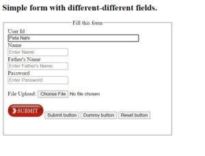 Simple HTML Programs Examples with Output 的图像结果