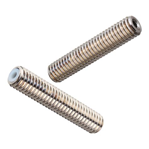 M6x50mm Stainless Steel Nozzle Throat with Teflon Tube for 3D Printer 1 ...