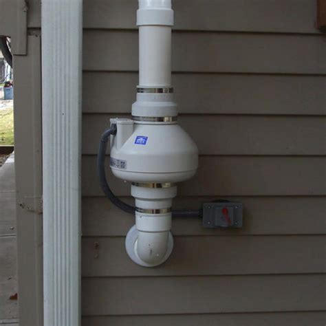 RadonAway, 4in., 168 CFM Radon Mitigation Fan, Drive Type Direct, Fan ...
