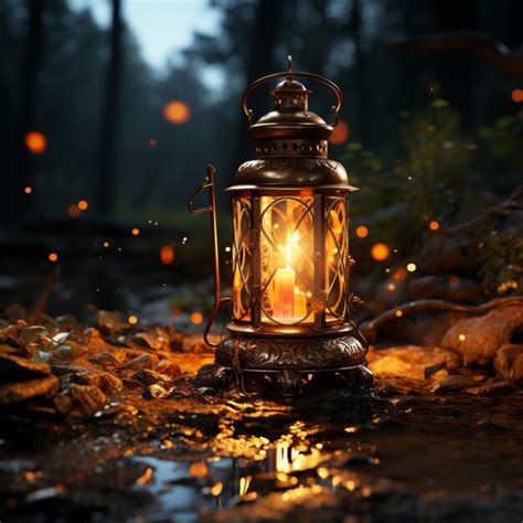 Hurricane lamp | Premium AI-generated image