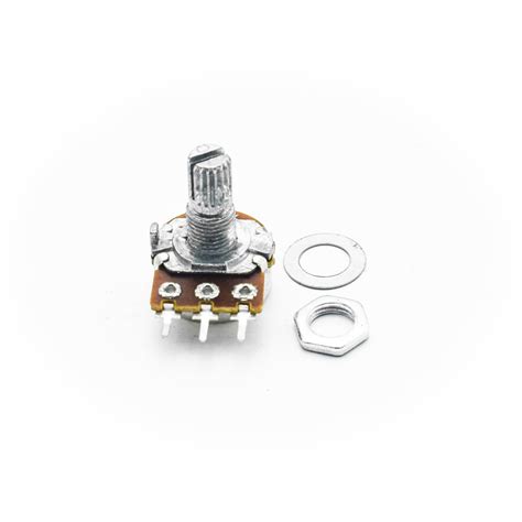 Buy Online 50k Potentiometer 7mm Shaft in India | Hnhcart