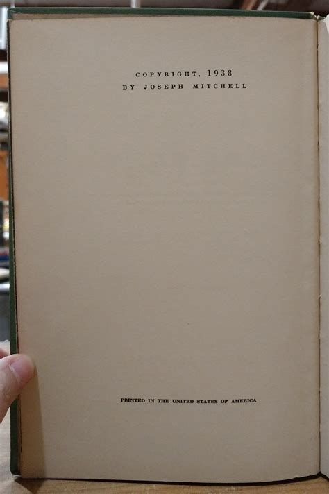 My Ears Are Bent by Joseph Mitchell: Collectible-Good Hardcover (1938 ...