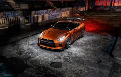 Wallpaper GTR, Light, Nissan, R35, Graphity, Bronze for mobile and ...