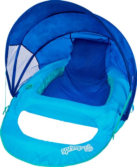 Buy SwimWays Spring Float Recliner Pool Lounge Chair with Adjustable ...