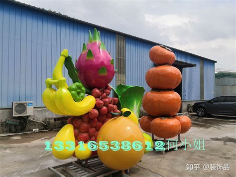 乡村振兴农业文旅主题摆件大型玻璃钢蔬菜水果篮子雕塑_满天下雕塑厂家-站酷ZCOOL