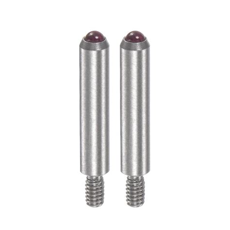 HARFINGTON 2pcs Ruby Ball Contact Point 20mm Length Measuring Probe ...