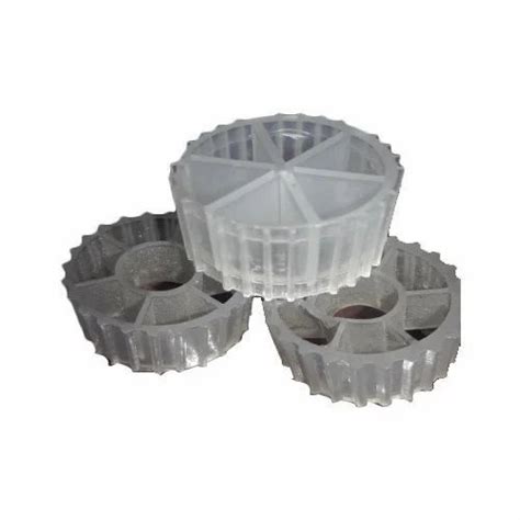 Mbbr Media For Biological Treatment System - White HDPE MBBR Media ...