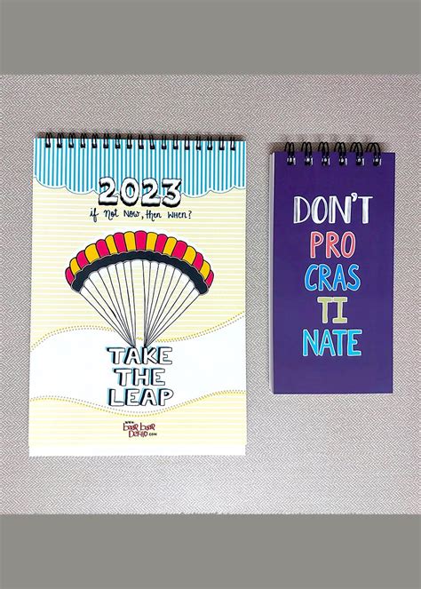 Get Don’T Procrastinate Planner & Calendar Combo at ₹ 999 | LBB Shop