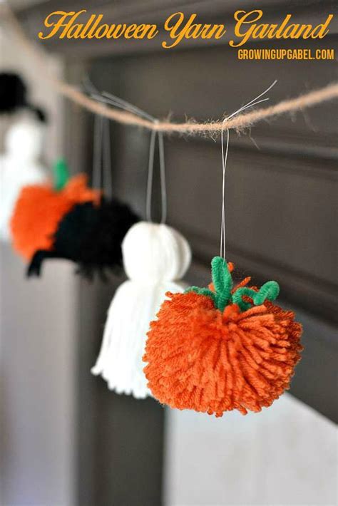 diy halloween decorations with yarn