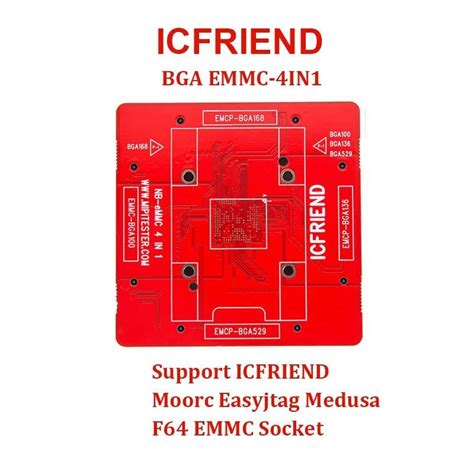 Icfriend UFS & eMMC Socket PCB – 297, 2-in-1, 5-in-1, 153 F64, 254 & 4 ...