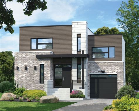 Two-Story Contemporary House Plan - 80831PM | Architectural Designs ...