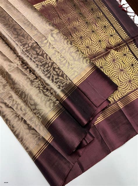 Coco Brown & Coffee Brown - Soft Silk Saree