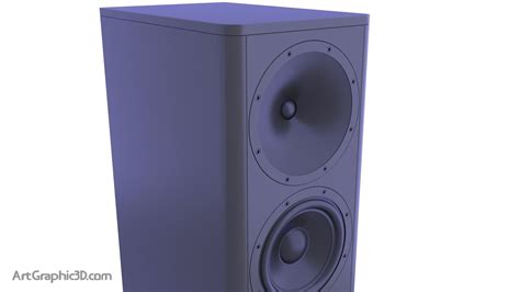 Best Floor Speaker 3D Model - Download