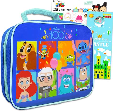 Amazon.com: Disney 100 Lunch Box for Kids Set - Bundle with Disney ...