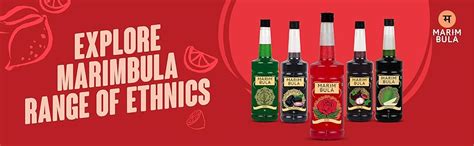 Marimbula Rose Syrup | Refreshing Instant Drink with Milk, Soda, or ...